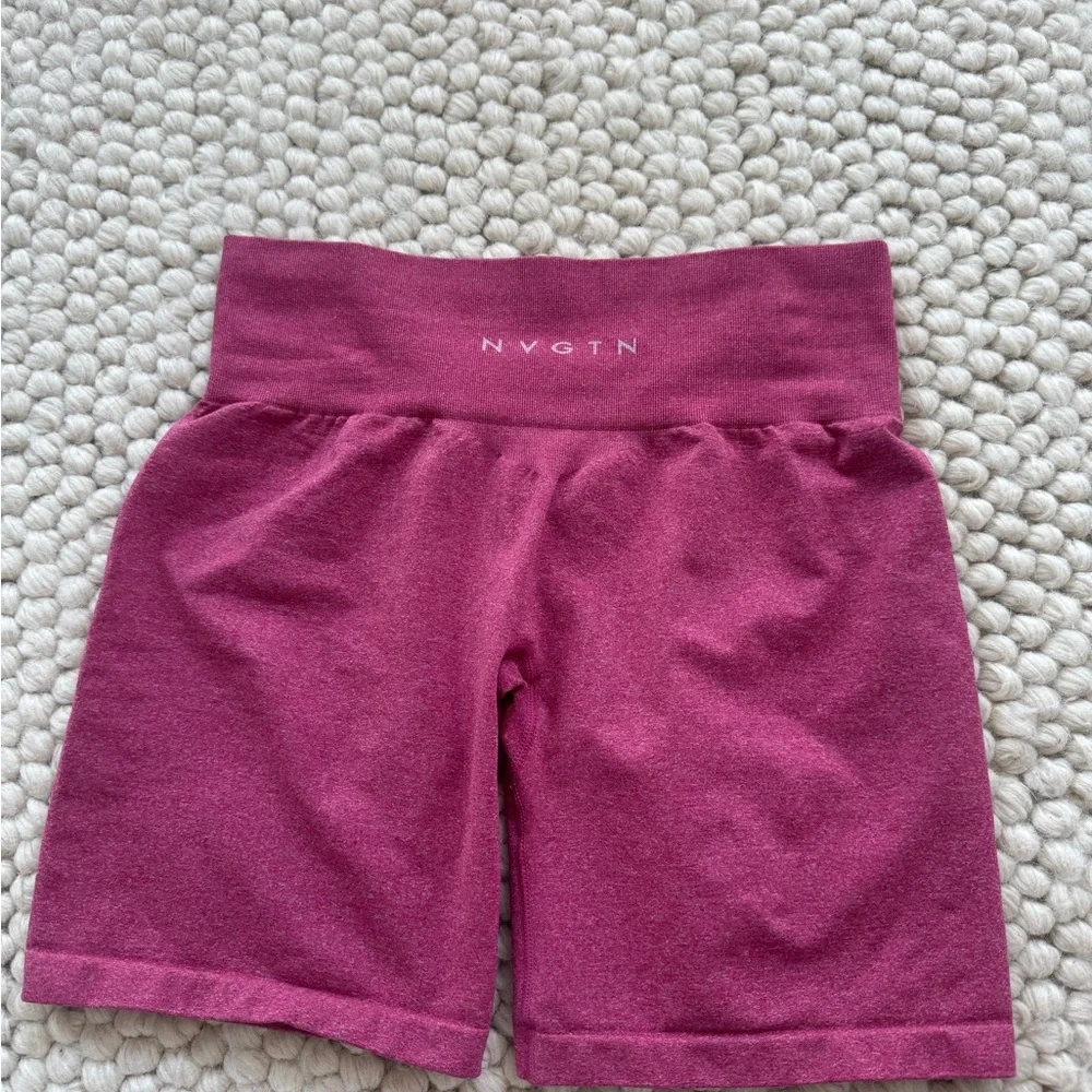 NVGTN Women's Athletic Shorts - Pink - Picture 2 of 4